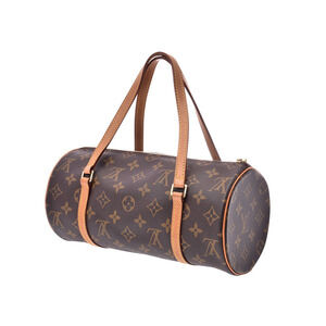 Louis Vuitton Handbag Leather Papillon Brown Monogram